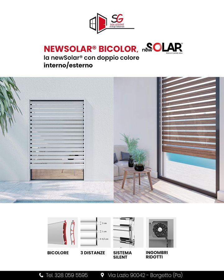 ➡ newSolar® BICOLOR, la newSolar® con doppio colore interno/esterno 👌

newSolar®